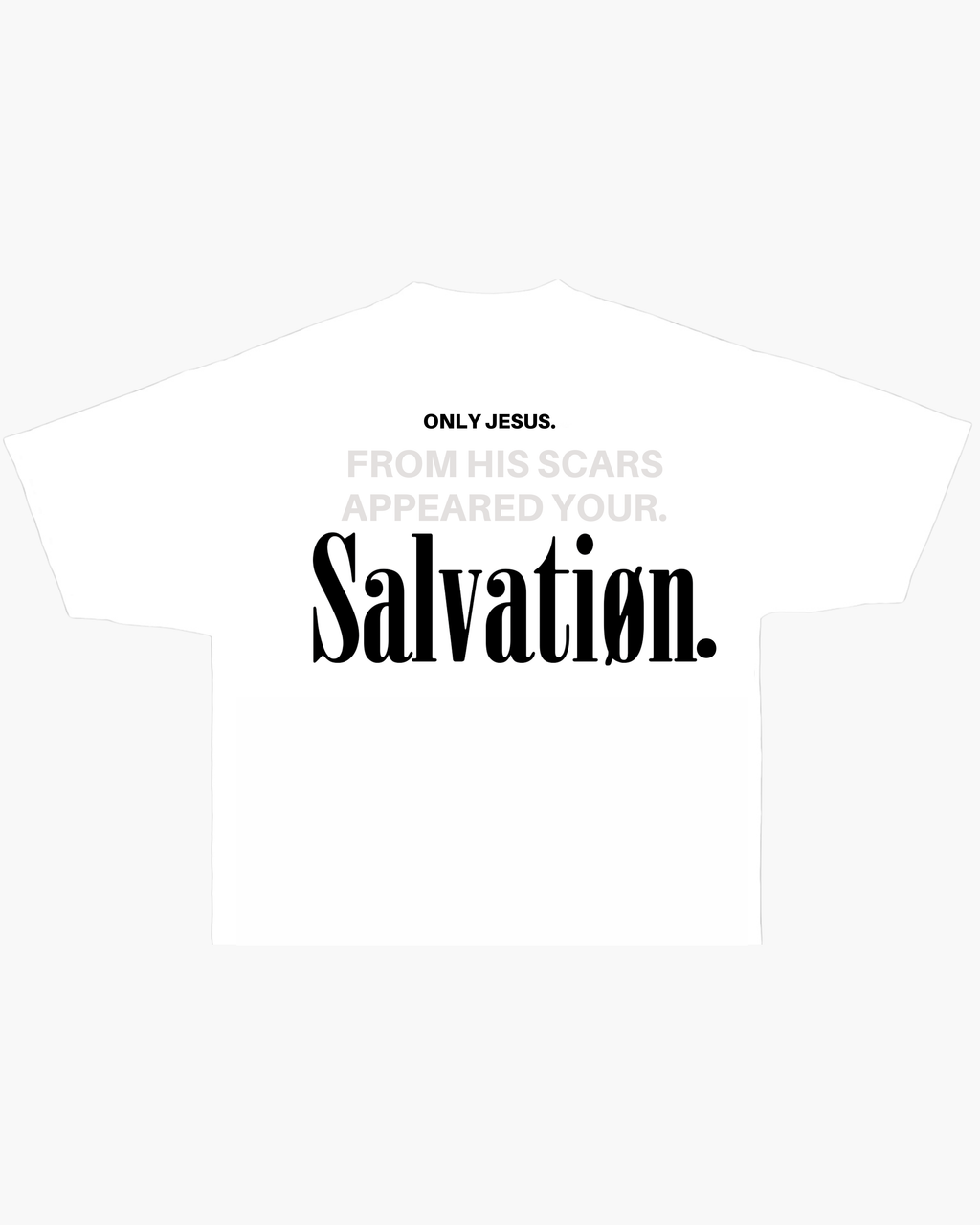 'ONLY JESUS' - H12:2 WHITE